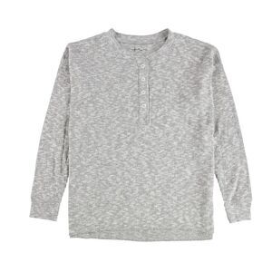 American Eagle Womens Ribbed Pullover Sweater, Grey, S, DM